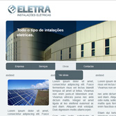 Web Design Eletra Instalações Elétricas, Vila do Conde