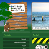 Web Site em Flash, Azurara Parque Aventura.