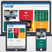 Website Bilhares Futuro